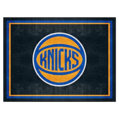 Fan Mats  LLC New York Knicks 8x10 Rug Black