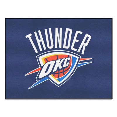 Fan Mats  LLC Oklahoma City Thunder All-Star Mat Blue