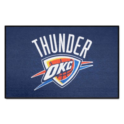 Fan Mats  LLC Oklahoma City Thunder Starter Mat Blue