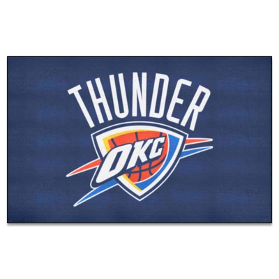 Fan Mats  LLC Oklahoma City Thunder Ulti-Mat Blue