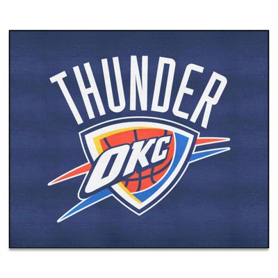 Fan Mats  LLC Oklahoma City Thunder Tailgater Mat Blue