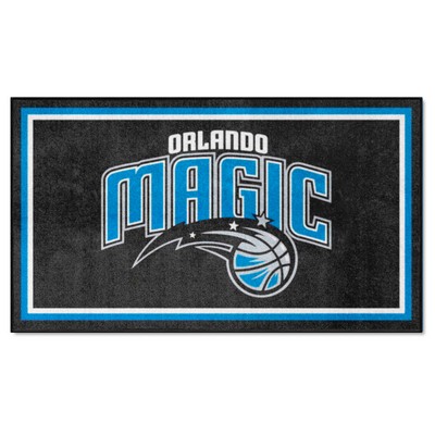 Fan Mats  LLC Orlando Magic 3x5 Rug Black