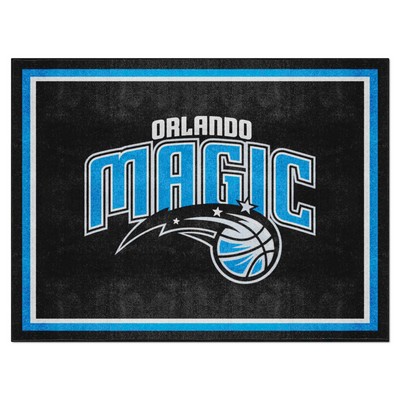 Fan Mats  LLC Orlando Magic 8x10 Rug Black