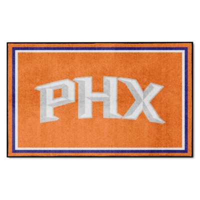 Fan Mats  LLC Phoenix Suns 4x6 Rug Orange