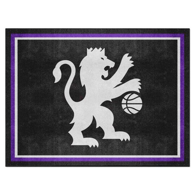 Fan Mats  LLC Sacramento Kings 8x10 Rug Black