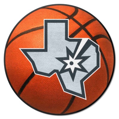 Fan Mats  LLC San Antonio Spurs Basketball Mat Orange