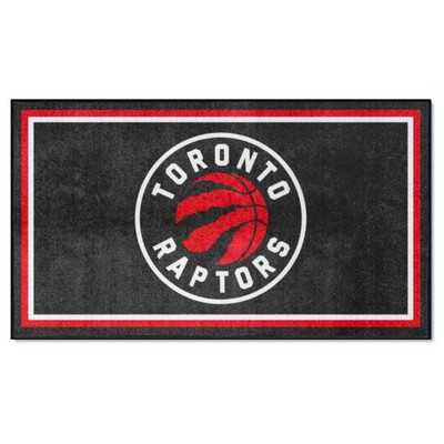 Fan Mats  LLC Toronto Raptors 3x5 Rug Black