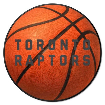 Fan Mats  LLC Toronto Raptors Basketball Mat Orange