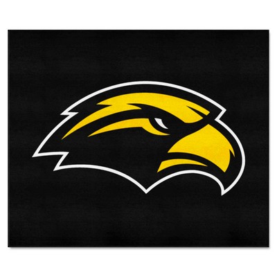 Fan Mats  LLC Southern Miss Golden Eagles Tailgater Mat Black