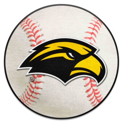 Fan Mats  LLC Southern Miss Golden Eagles Baseball Mat White