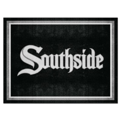 Fan Mats  LLC Chicago White Sox 8x10 Rug Black