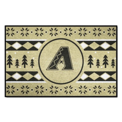 Fan Mats  LLC Arizona Diamondbacks Starter Mat Holiday Sweater Gold