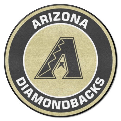 Fan Mats  LLC Arizona Diamondbacks Roundel Mat Gold