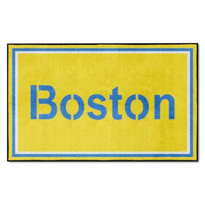 Fan Mats  LLC Boston Red Sox 4x6 Rug Yellow