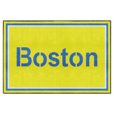 Fan Mats  LLC Boston Red Sox 5x8 Rug Yellow