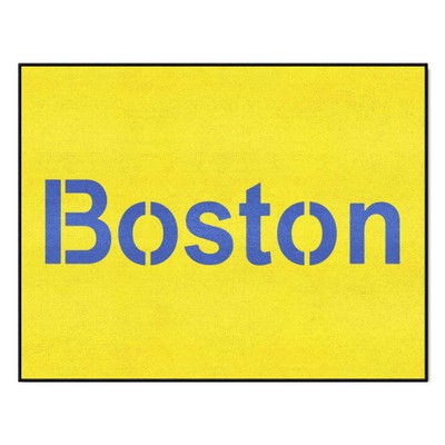 Fan Mats  LLC Boston Red Sox All-Star Mat Yellow