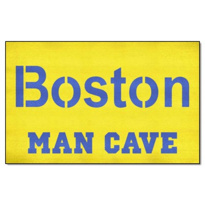 Fan Mats  LLC Boston Red Sox Ulti-Mat Man Cave Yellow