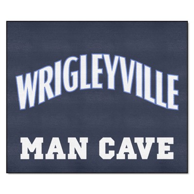 Fan Mats  LLC Chicago Cubs Tailgater Mat Man Cave Blue