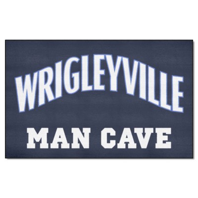 Fan Mats  LLC Chicago Cubs Ulti-Mat Man Cave Blue