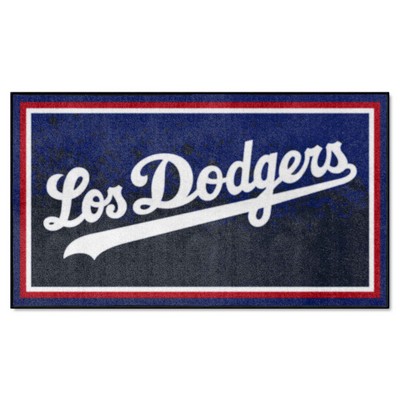 Fan Mats  LLC Los Angeles Dodgers 3x5 Rug Blue