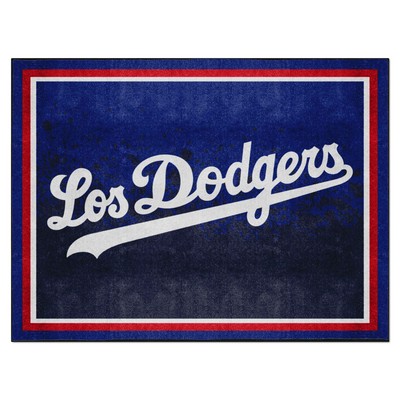 Fan Mats  LLC Los Angeles Dodgers 8x10 Rug Blue