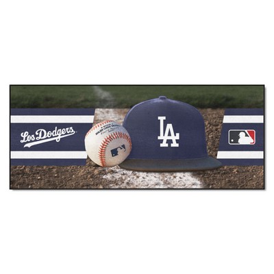 Fan Mats  LLC Los Angeles Dodgers Baseball Runner Blue