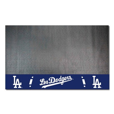 Fan Mats  LLC Los Angeles Dodgers Grill Mat Black