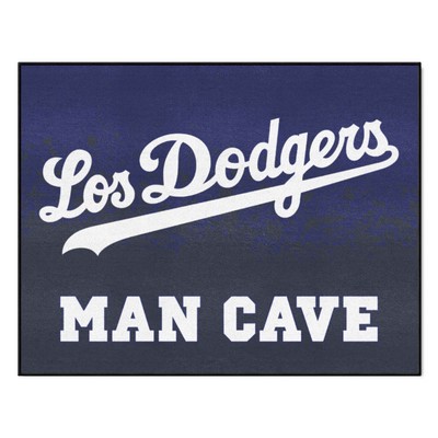 Fan Mats  LLC Los Angeles Dodgers All-Star Mat Man Cave Blue