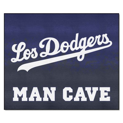 Fan Mats  LLC Los Angeles Dodgers Tailgater Mat Man Cave Blue