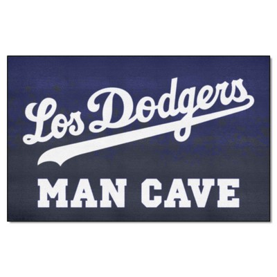 Fan Mats  LLC Los Angeles Dodgers Ulti-Mat Man Cave Blue