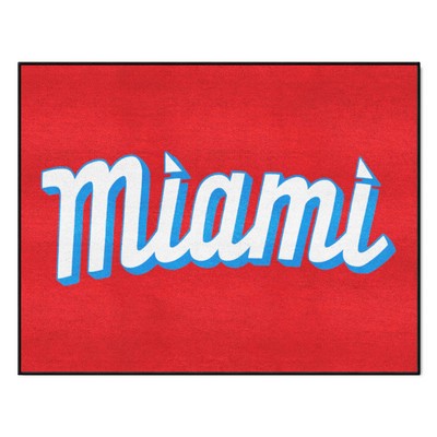 Fan Mats  LLC Miami Marlins All-Star Mat Red