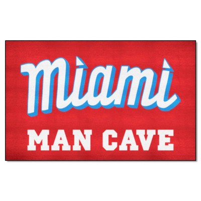 Fan Mats  LLC Miami Marlins Ulti-Mat Man Cave Red