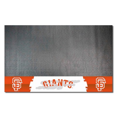 Fan Mats  LLC San Francisco Giants Grill Mat Black