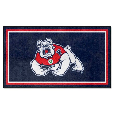 Fan Mats  LLC Fresno State Bulldogs 3x5 Rug Navy