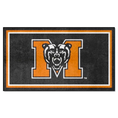 Fan Mats  LLC Mercer Bears 3x5 Rug Black