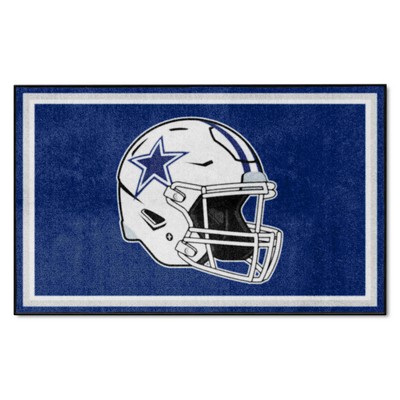 Fan Mats  LLC Dallas Cowboys 4x6 Rug Navy