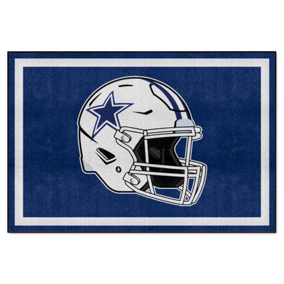 Fan Mats  LLC Dallas Cowboys 5x8 Rug Navy