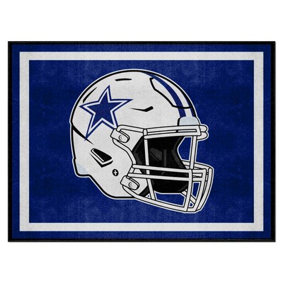 Fan Mats  LLC Dallas Cowboys 8x10 Rug Navy