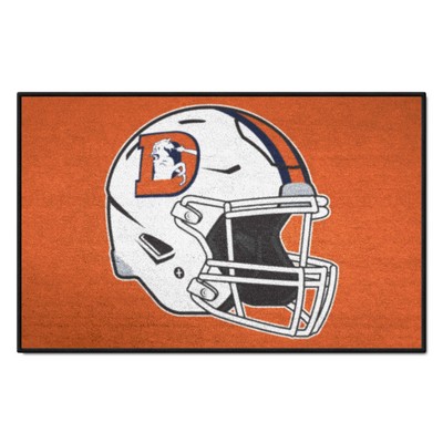 Fan Mats  LLC Denver Broncos Starter Mat Orange