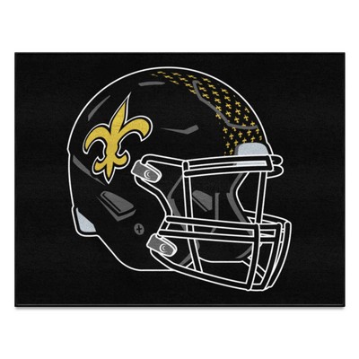 Fan Mats  LLC New Orleans Saints All-Star Mat Retro Black