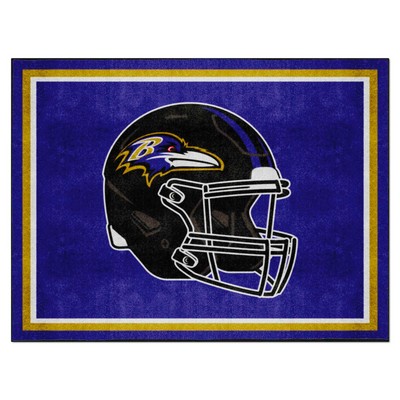 Fan Mats  LLC Baltimore Ravens 8x10 Rug Purple