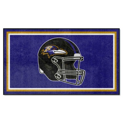 Fan Mats  LLC Baltimore Ravens 3x5 Rug Purple