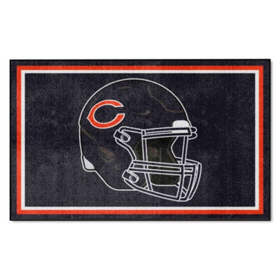 Fan Mats  LLC Chicago Bears 4x6 Rug Navy