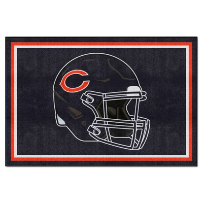 Fan Mats  LLC Chicago Bears 5x8 Rug Navy