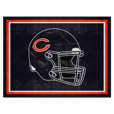 Fan Mats  LLC Chicago Bears 8x10 Rug Navy