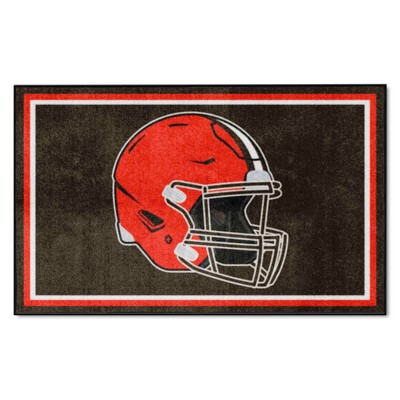 Fan Mats  LLC Cleveland Browns 4x6 Rug Brown