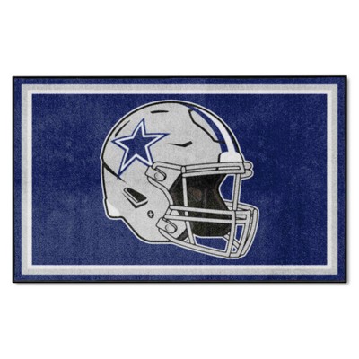 Fan Mats  LLC Dallas Cowboys 4x6 Rug Navy