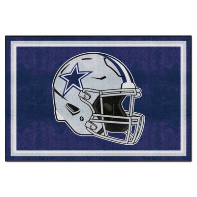 Fan Mats  LLC Dallas Cowboys 5x8 Rug Navy