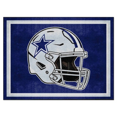 Fan Mats  LLC Dallas Cowboys 8x10 Rug Navy