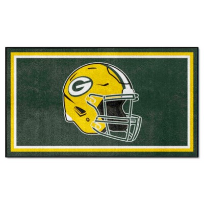 Fan Mats  LLC Green Bay Packers 3x5 Rug Green